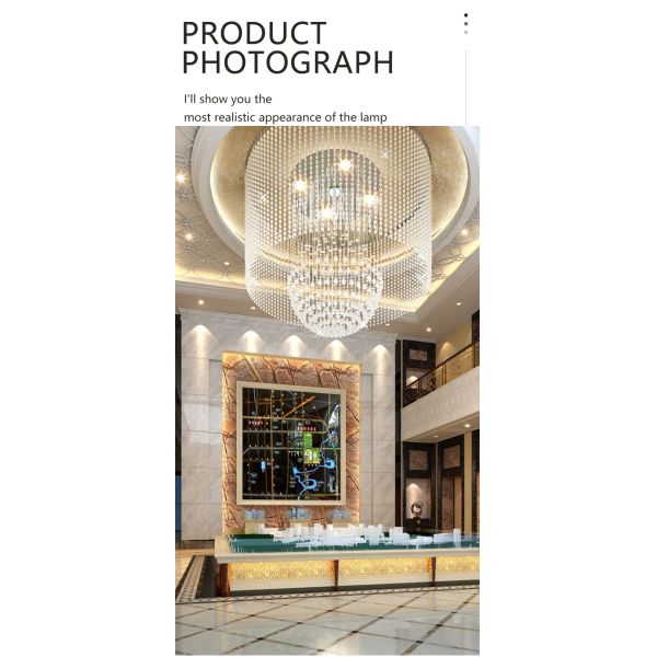 ROSH Extra Large Modern Chandeliers Vibrant Lighting 60W