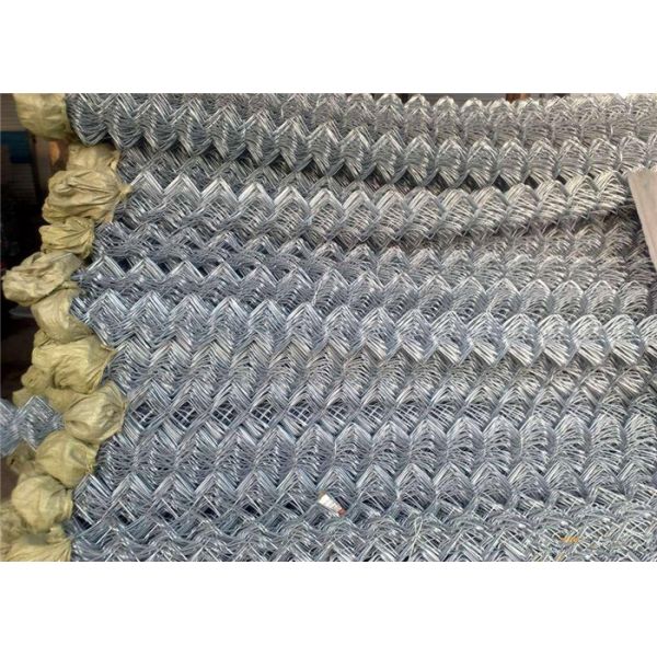 Green Flat Wire Mesh , 2x2 Chain Link Fence Mesh For Building Material