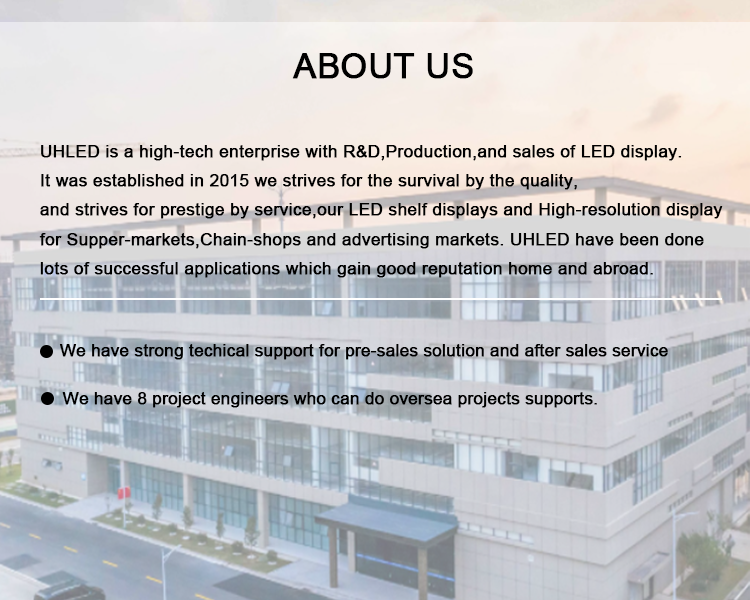 Ultra Wide Small Supermarket Advertising Player Bar Stretched Digital LED Shelf Edge LED Strip Screen Display