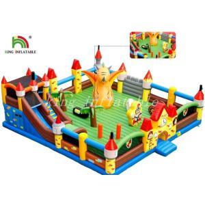 Buy cheap Outdoor Giant Inflatable Amusement Park Colorful PVC Tarpaulin Combo Playground from wholesalers