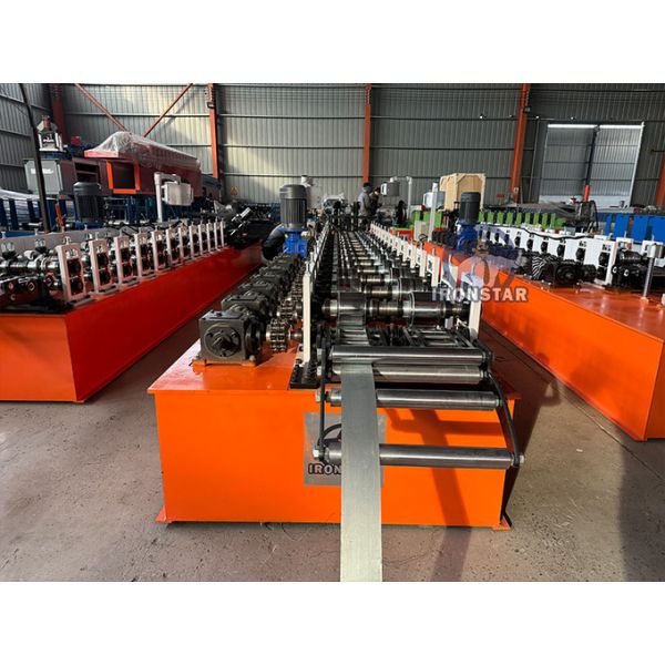 Automatic shadow wall angle 2 in 1 roll forming machine in UAE Angle and U stud 2 in 1 roll forming machine c channel roll forming machine C stud roll