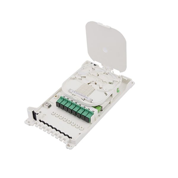 Fttx ABS Ftth 8 Port Fiber Optic Terminal Box IP66 2 In 8 Out Two Layers