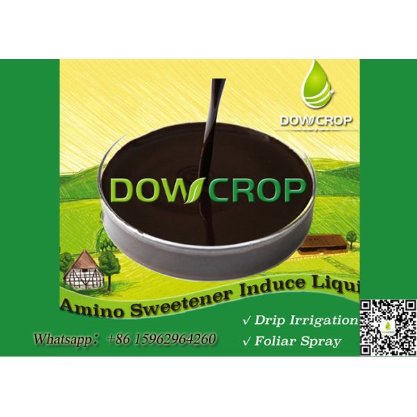 SWEETENER INDUCE@ AMINO POLYPEPTIDE LIQUID HOT SALE DOWCROP HIGH QUALITY 100% WATER SOLUBLE Dark Brown Liquid ORGANIC