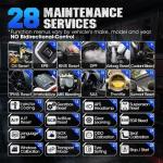 TOPDON TopScan PRO Diagnostic Tool 13 Reset Functions I/M Readiness, Injector