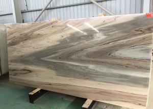 China High Hardness Italian Marble Slabs , Golden River Bookmatch Antique Marble Slab on sale