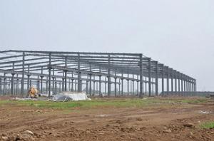 China Steel Metal Structure Building Shed Residential Garage Workshop on sale