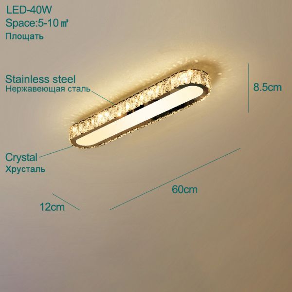 Led crystal ceiling lights dining room luxury silver ceiling light living room led Ceiling Lamps(WH-CA-108)