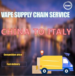 Quality China To Italy Full Delivery Vape Supply Chain Logistics Service High Efficient wholesale