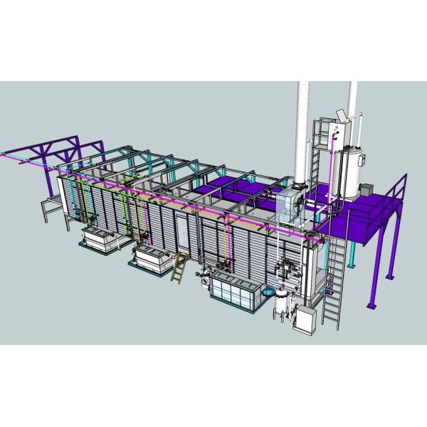 Customization Coating Machine Pretreatment Spray System for Coating Line Equipment
