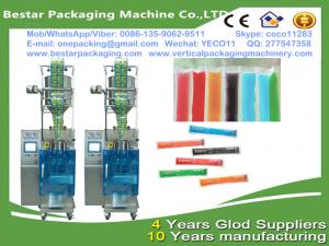 Quality Bestar packaging machine manufacturing Ice pop filling and packaging,ice lollipop sachet packing machine wholesale