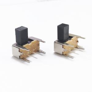China Slide Switch，DPDT Through Pole 2P2T  Sliding Switch,Horizontal side dial push switch, interruptor on-off toggle Switch on sale