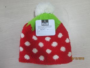 Quality Grils and ladies Knitted hat with half face fabric materials jacquerd technology wholesale