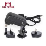 12Vdc Transformer Interchangeable Plug Power Adapter For Car Charger