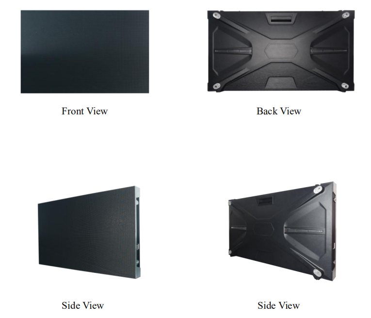 Indoor COBP1.25 HD LED Video Wall Display 27 Inches 600*337.5mm