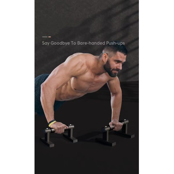 Paralettes Stands Push up Bars Double Rod Trainer Sport Rack Wooden Push up Bracket Bars