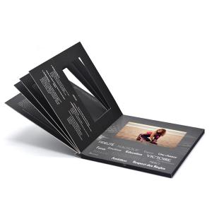 Quality Christmas Advertising 7 inch LCD Screen Business Video Brochure Card wholesale