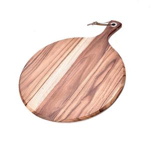 China 41*30*1.5cm Natural Wooden Round Acacia Cutting Board Chopping on sale