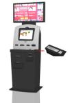 Dual Screen Multi Function Kiosk For Self Ordering With POS Terminal Payment