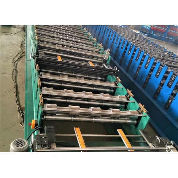 480V 10kw Steel Tile Roll Forming Machine Double Layer 10000kg
