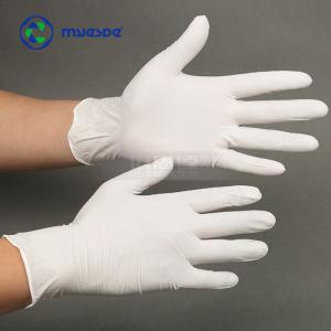 Quality White Superior Cleanroom Nitrile Gloves Class 100/ISO 5 wholesale