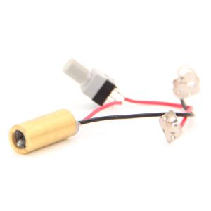 Low Power Consumption 650nm 3VDC 1mW Cross Laser Module