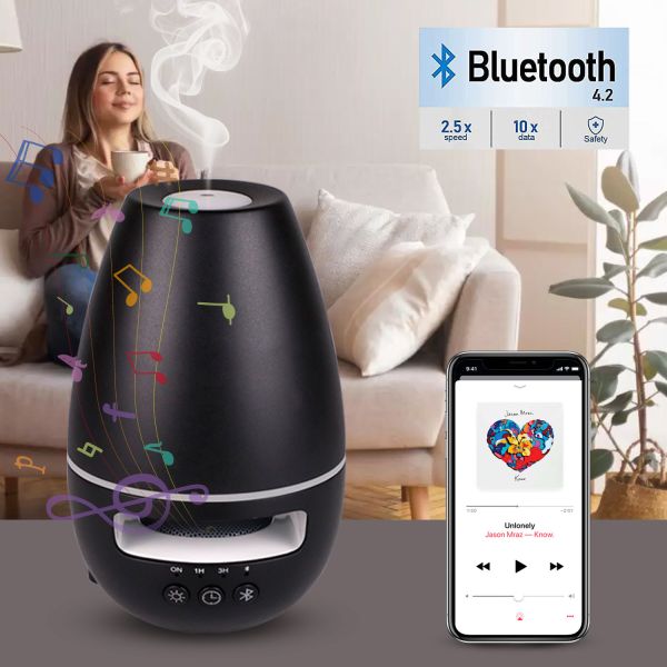 200ml Water Tank Smart Bluetooth Aroma Diffuser For Home Office Large Room