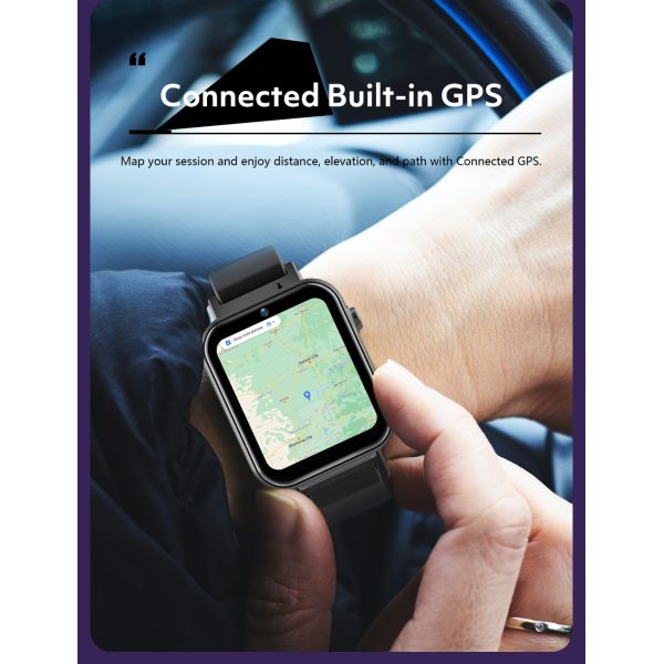 1.75inch 320 * 385 Resolution 1.5 Hour Charging Time Face Recognition Video Chat 4G S21 Smart Watch for Weather Monitoring