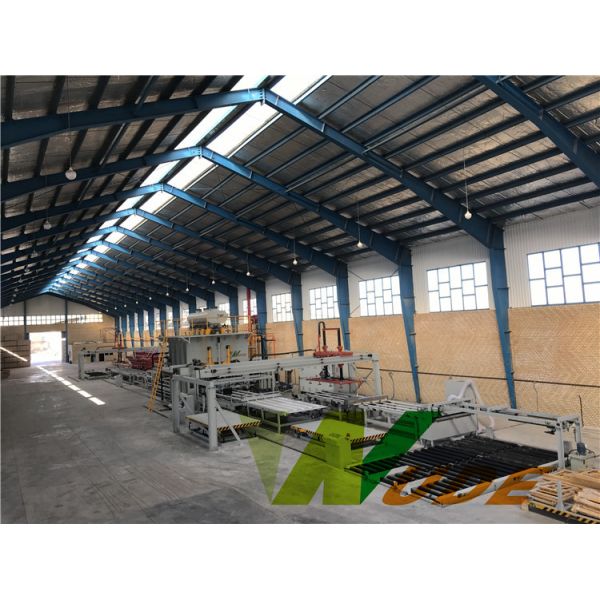 Double Side Synchronous Laminating Line / Short Cycle Lamination Press Machine