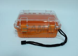 Quality Small orange Engineering ABS Waterproof Dry Case with O ring seal wholesale