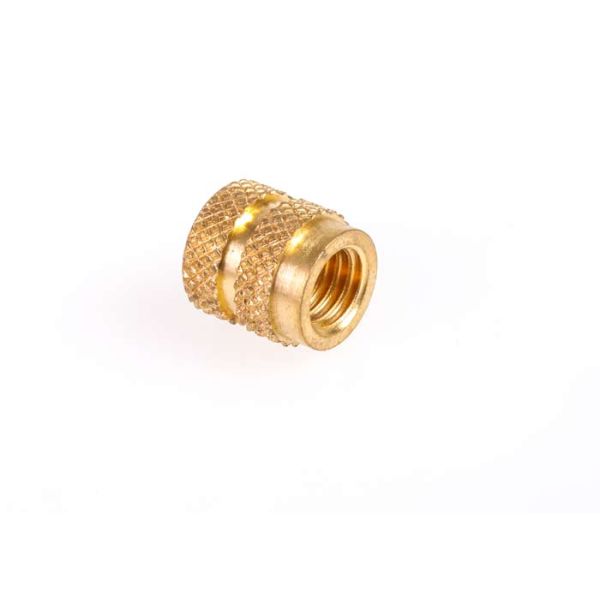 Specializing Knurled Brass Insert Nut , Plastics Parts Non Standard Fasteners