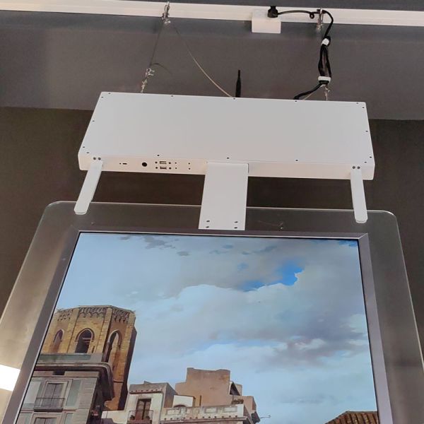 43 55 Inch Double Side Wall Mounted Digital Signage Advertising Hanging Digital Signage