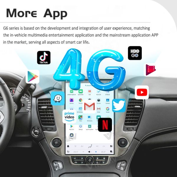 14.4 inch Android 11 Car Radio For 2014-2020 Chevroler Suburban Tahoe GMC Yukon Carplay GPS Navigation Multimedia Player