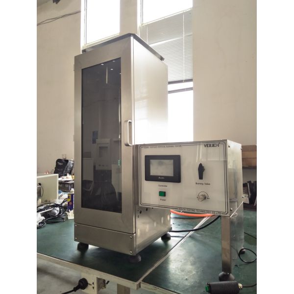 Touch Screen Vertical Flammability Chamber Textile Burning Test Standard GB/T5455