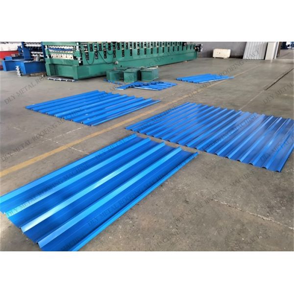480V 10kw Steel Tile Roll Forming Machine Double Layer 10000kg