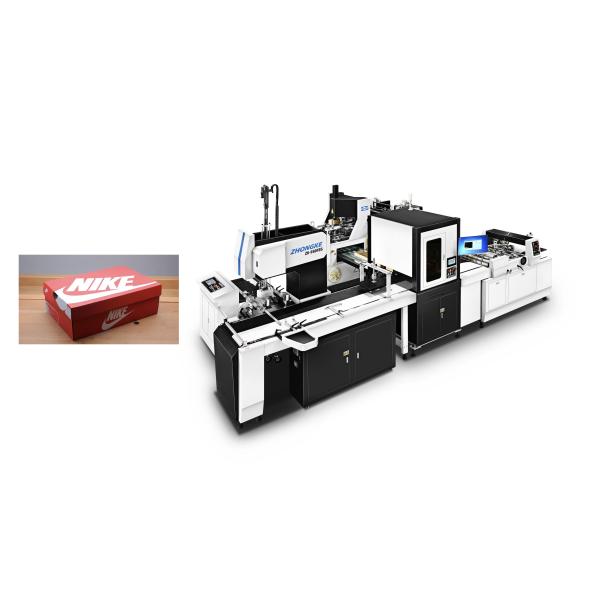 Modular Design Cardboard Box Manufacturing Equipment / Compact Cardboard Box Maker