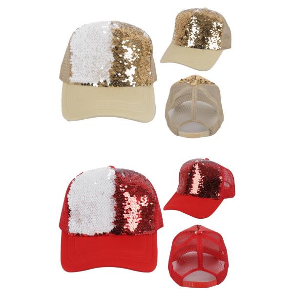 Sublimation Sequin Baseball Cap Custom Baseball Caps With Logo Photo Printing