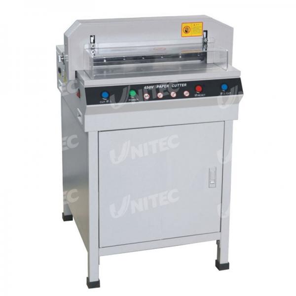 Cheap 450mm Paper Cutting Machine , Electric Paper Cutters Heavy Duty 450V+ for sale