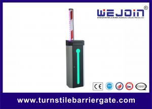 Quality Automatic Car Park Barrier Gate with Protective Rubber and LED Traffic Light Boom wholesale