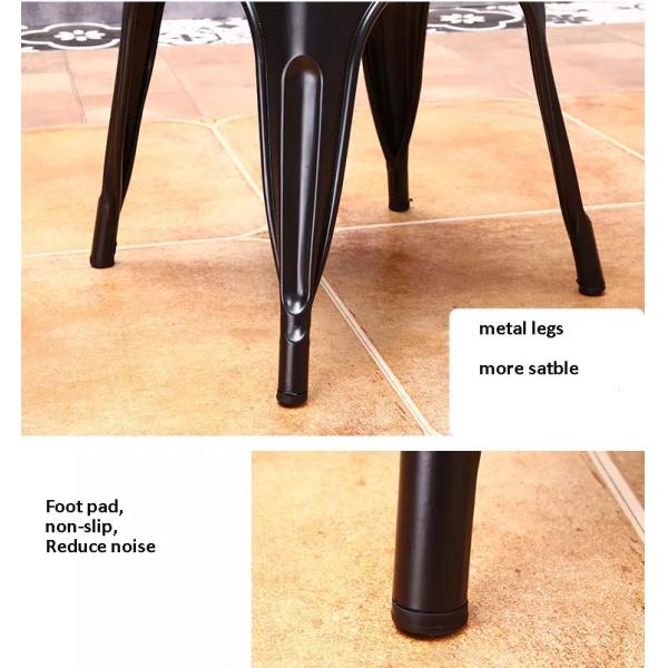 Cafe Tolix Style Dining Chairs Tolix Side Chair Stackable Metal Dining Chair