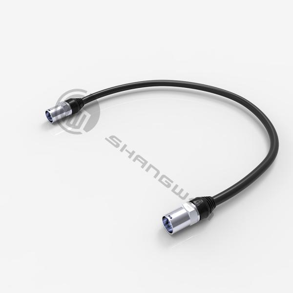 Indoor Panel Mount Hole Rj45 Plug Adapter Female Signal Connector Cable CAT5E PoE++ Linking Cables AutoMDIX Power Connectors