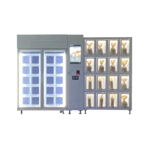 Self-Service Bakery Shop Combo Bread Vending Machine With Cooling System Customizable Lockers