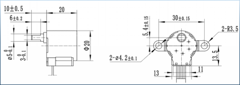 15 Degree Stepper Motor 20mm Small Stepper Motor High Torque