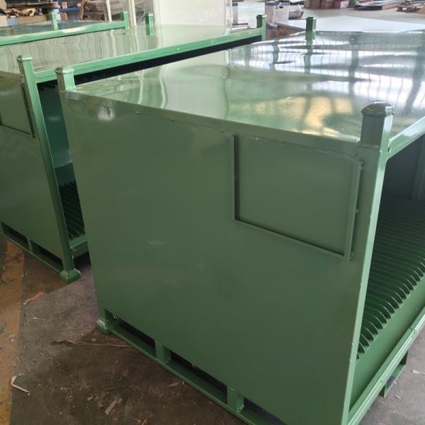 Customizable Foldable Warehouse Storage Pallet Box Storage Mesh Bins