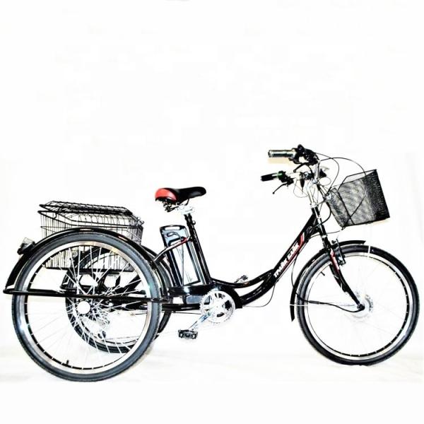 24" Rear Hub Motor Steel Frame 7speeds 36V350W 35KM/H Unisex Adult Electric