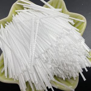 Quality Synthetic Polypropylene Pp Macro Fiber Embossed For Concrete Dissolved In Water wholesale