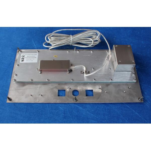 Customized Industrial Keyboard With Trackball Stainless Steel Mechanical Keyboard Waterproof