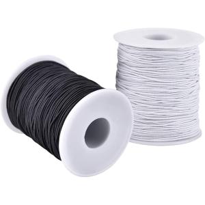 China Polyester 1mm Stringing Elastic Cord / 1mm Elastic Cord For Bracelets on sale