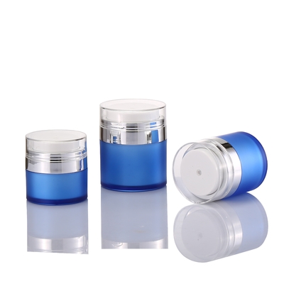 Luxury 15ml 30ml 50ml Double Walled airless jars Empty Lotion Jars Eco Friendly Cosmetic Jar Plastic Container