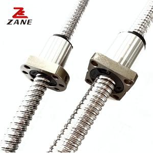 Quality GG Series Ball Screw Induction Hardening 24mm Power Screw With Flange wholesale