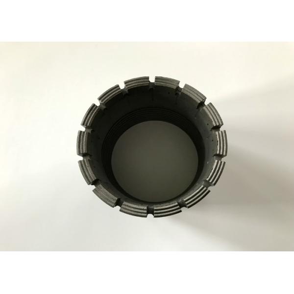 High Efficiency B / WL Flat Face Impregnated Diamond Core Drill Bits Long Life